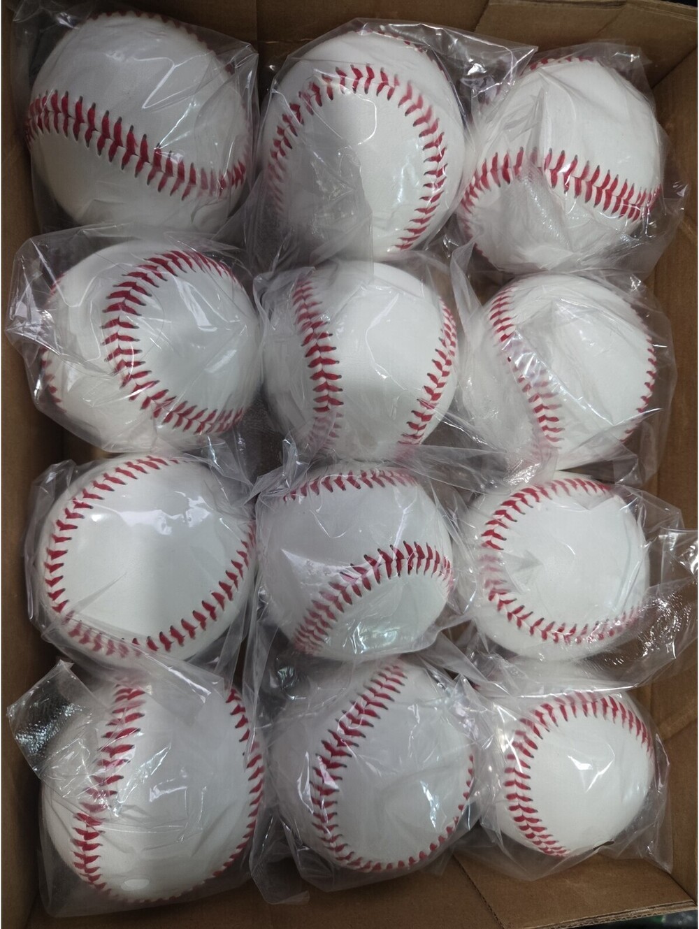 Box of 12 Blank Baseballs, Unmarked, Regulation 9 inch Baseballs NIB